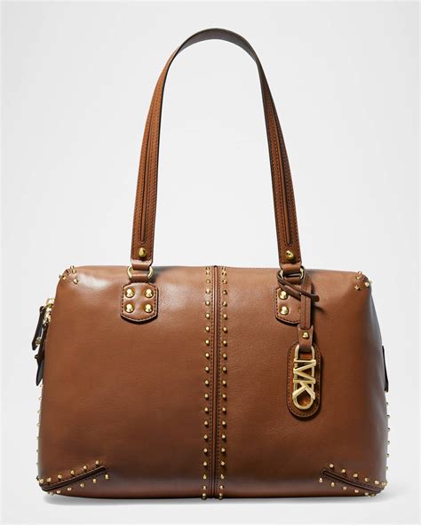 michael kors suddle bag|Michael Kors astor studded.